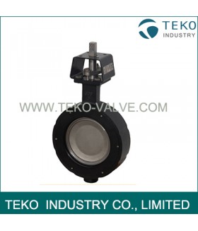 High Strength 24 Inch Wafer Lug Butterfly Valve With Pneumatic / Electric Actuator
